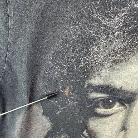 Jimi Hendrix Shirt Mens XL Hell and Angels 2019 Allover Graphic Print Concert - Picture 6 of 15